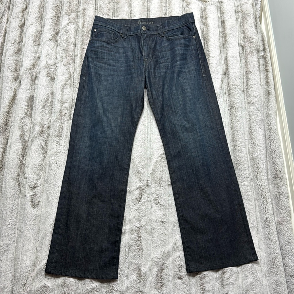 Fidelity Dark Wash Jeans 34 X 31